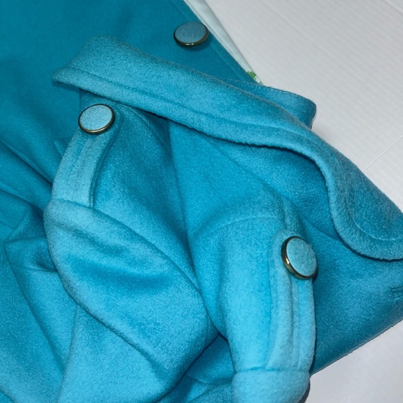 Banana Republic Womens Wool Blend Peacoat Size XS Long Jacket Floral Lining - Picture 13 of 16